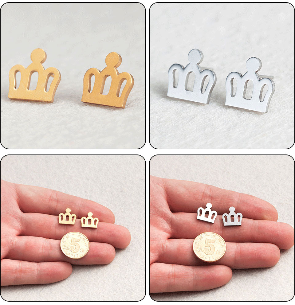 Crown Earrings