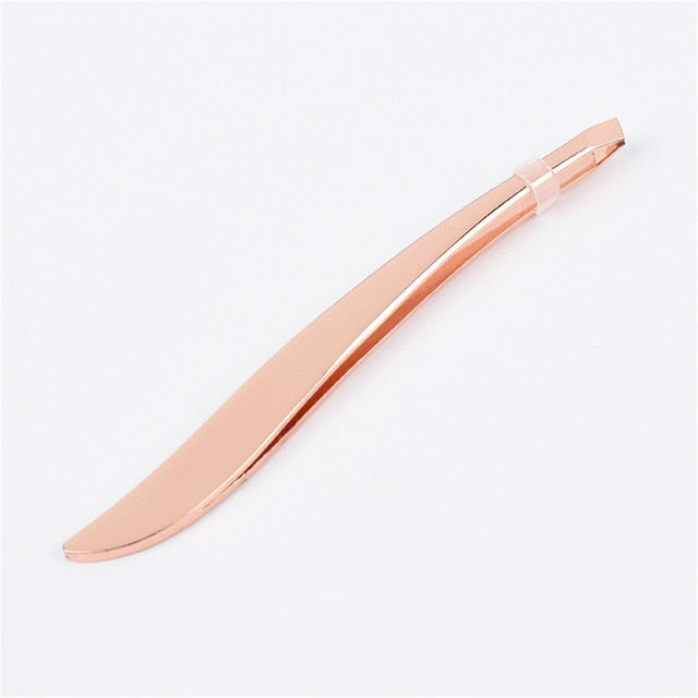 1pc Stainless Steel Eyebrow Tweezer