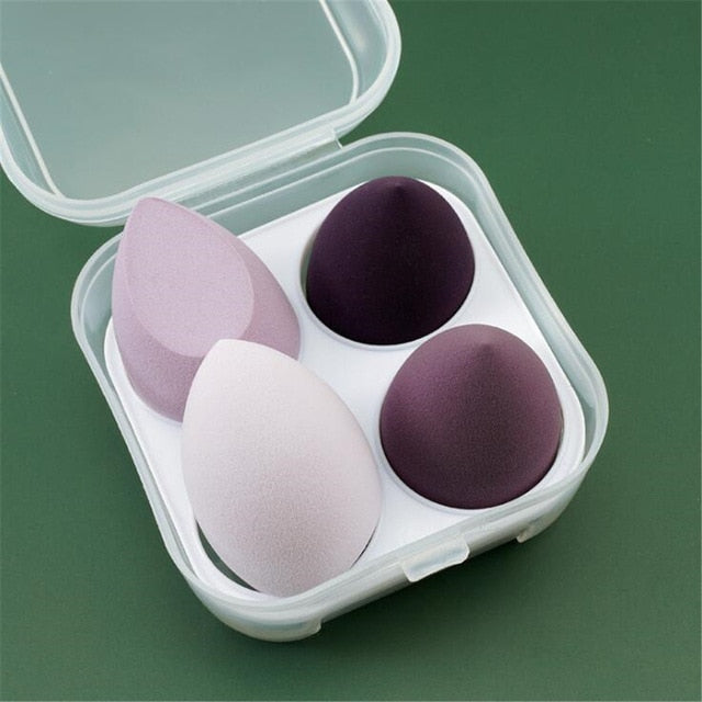 4pcs Makeup Blender Cosmetic Puff