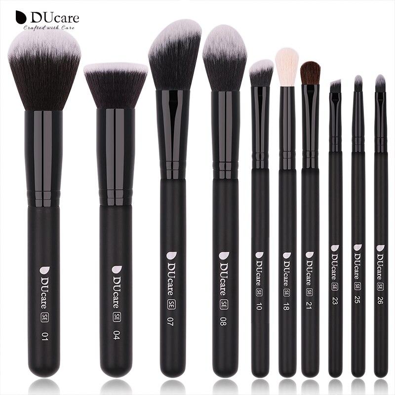 Deluxe Makeup Brush Set - 10 pieces